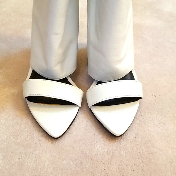 White Bootie Sandals - Picture 4 of 10